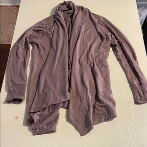 Athleta Brown Cardigan Sweater- Size Small